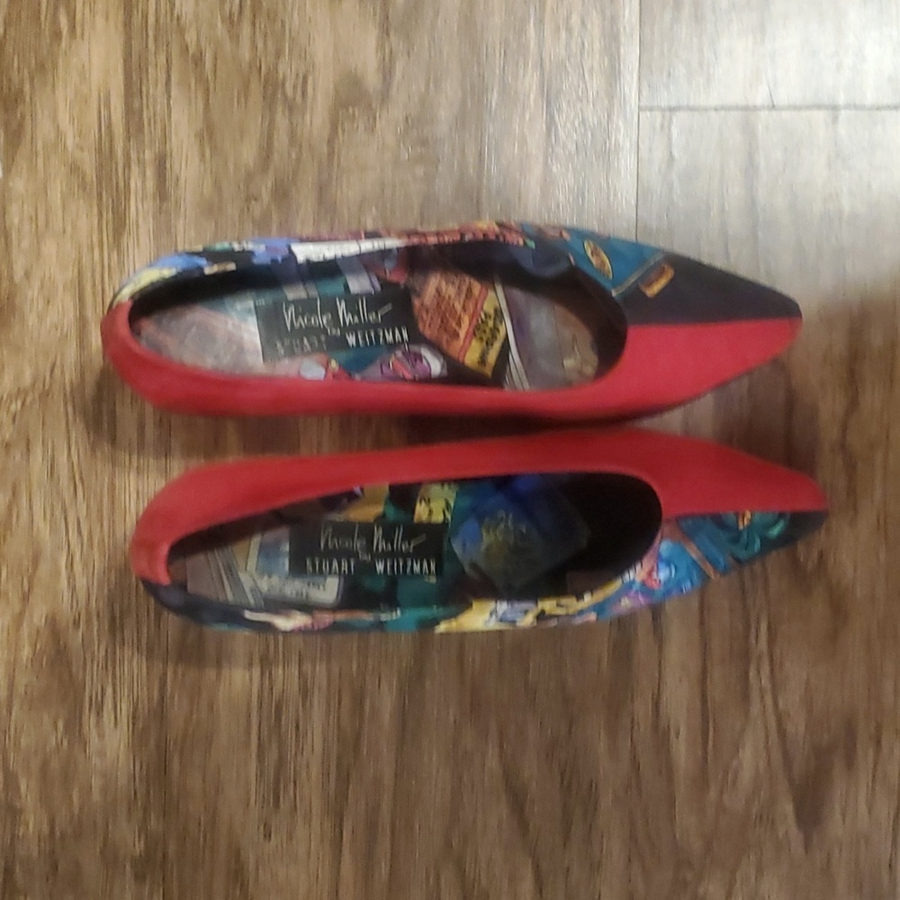 NICOLE MILLER BY STEWART WEITZMAN VTG PUMPS HEELS SHOES plaza travel 7…